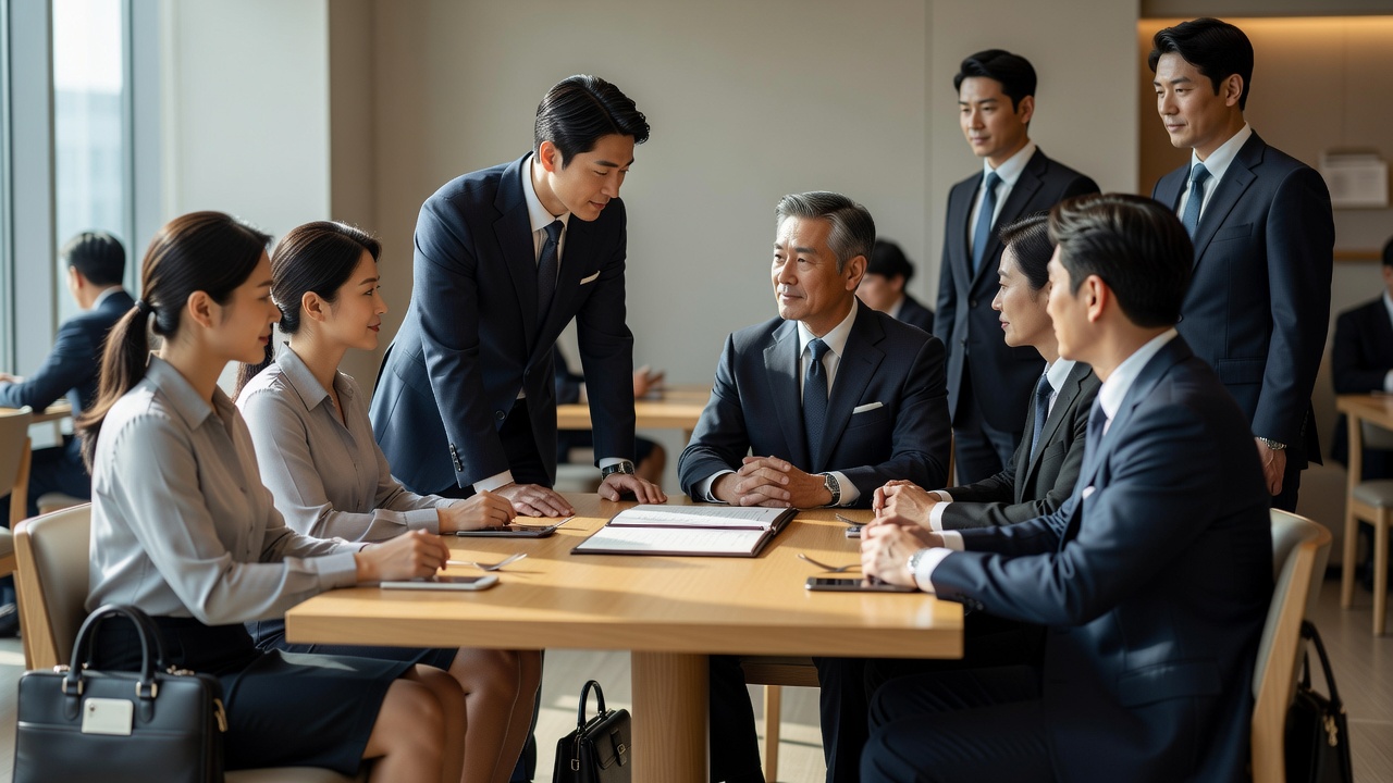 회사 식사 예절로 지키는 비즈니스 톤앤매너
