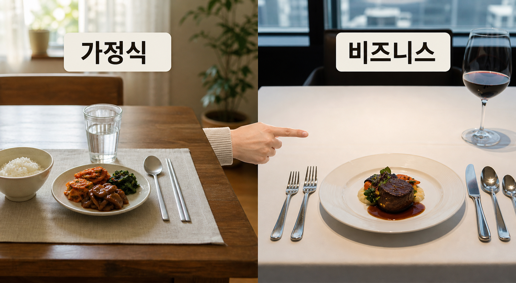 테이블 매너를 상황에 맞게 실천하는 핵심 원칙