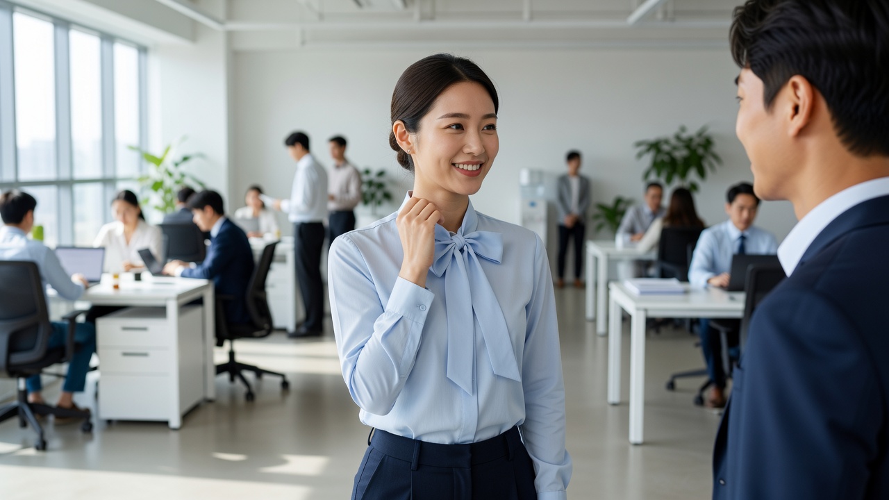 인사 예절을 상황에 맞게 조절하는 실전 장면