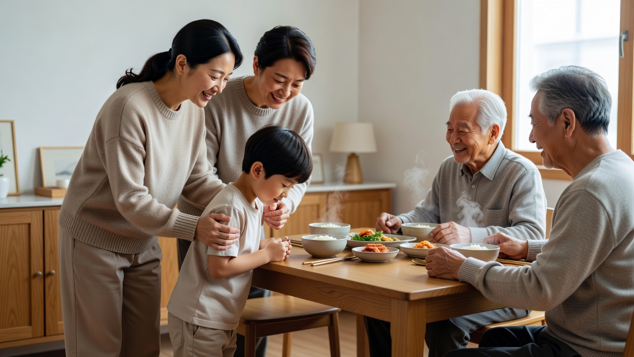가정에서 아이와 함께하는 기본 예절